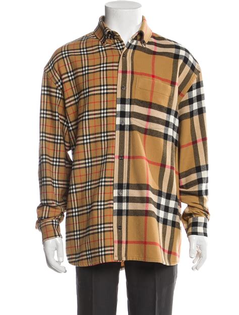 Gosha Rubchinskiy x Burberry Nova Check Pattern Flat Front 